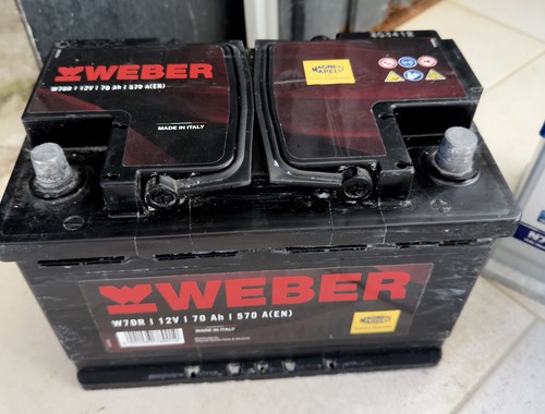 Batteria auto weber - v, 70h
