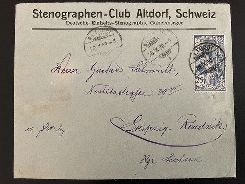 Svizzera 1900 lettera - svizzera,