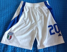 Pantaloncino Nazionale ITALIA , 2024 , Zaccagni 20 , Tg XL Bianco Calcio