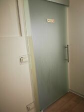 Porta Scorrevole In Vetro satinato usato come nuovo vetro 8 mm 