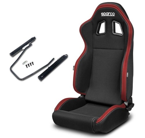Sparco sedile r100 - sedile, nero/rosso