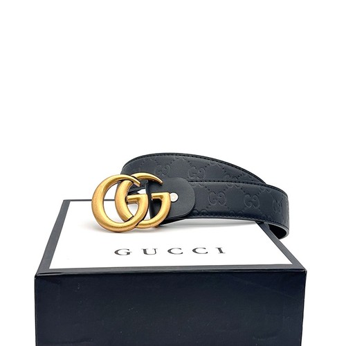 Ggmen belts nero goffrato - ggmen's,