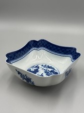 Piatto ciotola porcellana blu