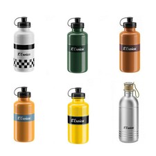 Borraccia Restauro Bicicletta Corsa Vintage Eroica Retrò Bianca Verde Alluminio