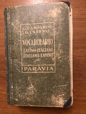 Vocabolario latino italiano - vocabolario, latino-