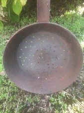Vecchia Antica Padella forata x  Caldarroste in Ferro  