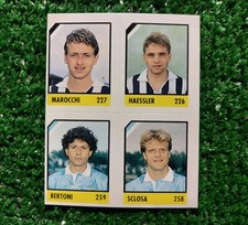 FIGURINA CALCIO QUIZ VALLARDI 1990/91 N°17 MAROCCHI HAESSLER BERTONI 1991 ⚽️