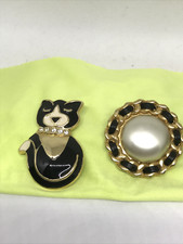 LOTTO DUE SPILLE VINTAGE L'OREAL - PARIS  FIRMATE EGON VON FUSTEMBERG