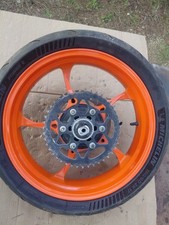Cerchio ruota posteriore + Disco Freno Gomma  150/60ZR17 KTM Duke 390 2024/2025