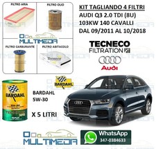 KIT TAGLIANDO FILTRI 5LT OLIO