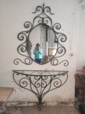 specchiera in ferro battuto