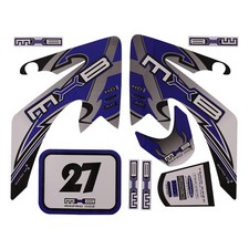 Set Adesivi X - Blu Pit Bike
