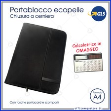 Porta blocco similpelle - in,