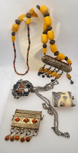 Collana tribale africa lotto - tribale,
