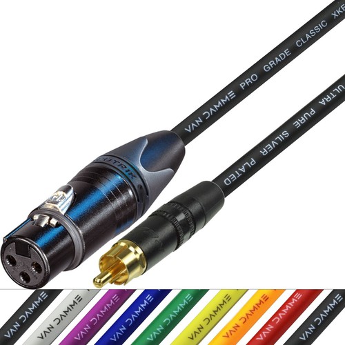 Cavo femmina xlr rca - femmina,
