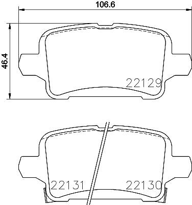 Brembo 090 kit pastiglie - kit,