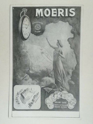 Cartolina pubblicitaria moeris - cartolina,