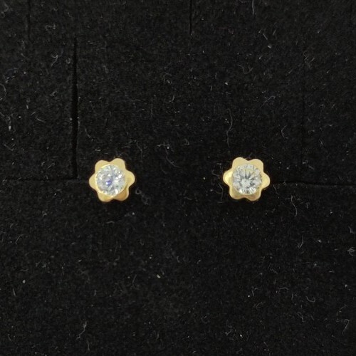Pendientes oro 18k 750 - , mls