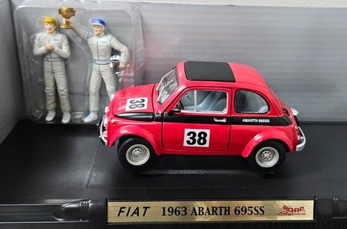 1963 rosso fiat abarth - 1963,