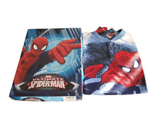 Pigiama Spiderman Bambino Taglie 4-5 anni Azzurro Tessuto Cotone