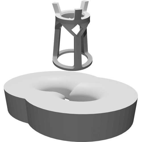 Porta beuta erlenmeyer - porta, 125ml