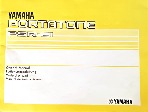 Yamaha psr portatone - yamaha,