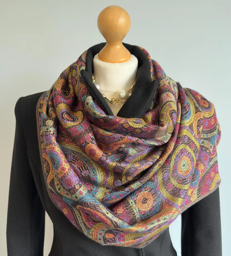 Sciarpa multicolore pashmina - sciarpa, multicolore,