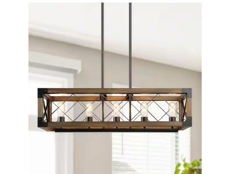 Lampadari legno lnc luci - in,