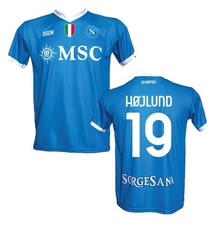 Maglia Højlund 19 Napoli 2025 2026 Home ufficiale AUTORIZZATA SSC Hojlund