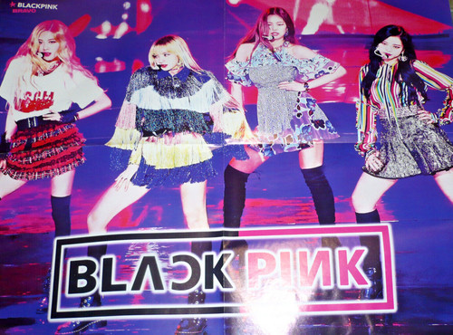 Black pink poster rs - pink, xl