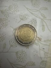Moneta da 2 euro Repubblica francese con omino stilizzato UEM 1999-2009 RARA