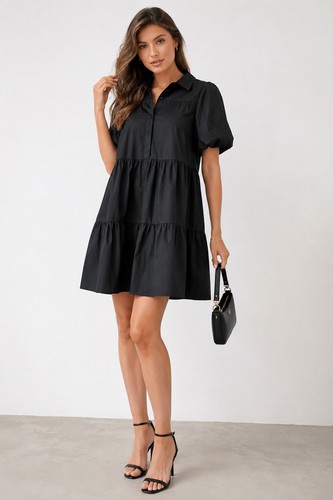 Zara vestito donna nero - donna,
