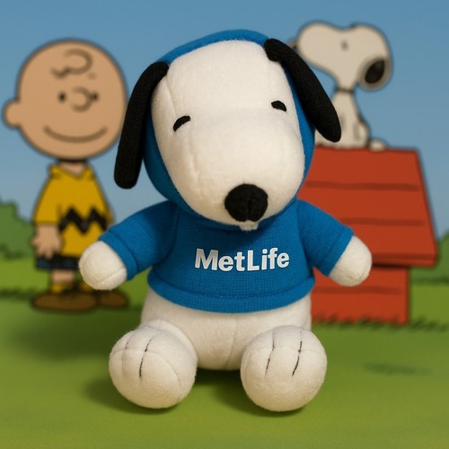 Peluche snoopy metlife - snoopy,