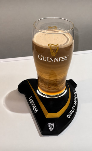 Printed guinness magic mat - 3d,