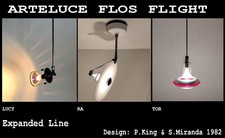 ARTELUCE FLOS FLIGHT - Lucy / Ra / Tor - Expanded Line