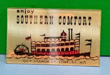 Vari Vue 3D lenticolare SOUTHERN COMFORT vintage paddle barca sfarfallio