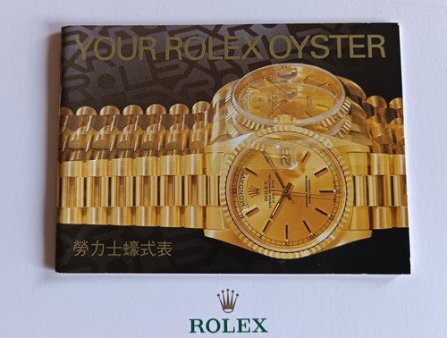 Genuine rolex booklet - genuine,