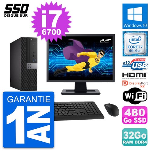 Dell 5050 sff ecran - pc, 22"