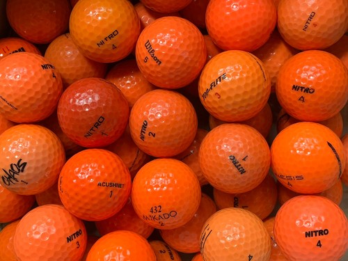 Palline golf orange mix - 50,