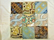 Nove riggiole piastrelle - nove,