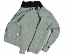 ESKIMO of Norway Maglione in Lana Senza Bottoni Uomo S