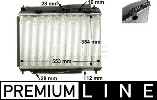 Mahle radiatore motore per - radiatore,