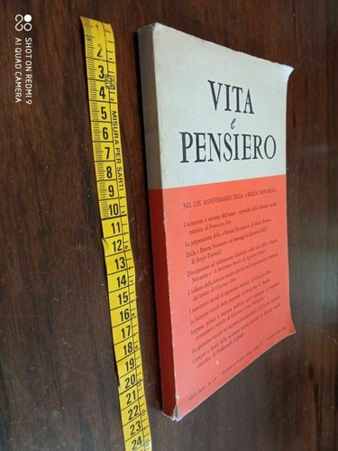 Libro rivista vita pensiero - rivista, e