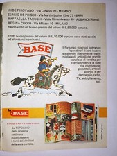 LA BASE IL CATALOGO Pubblicità Advertising Werbung Publicité 1978