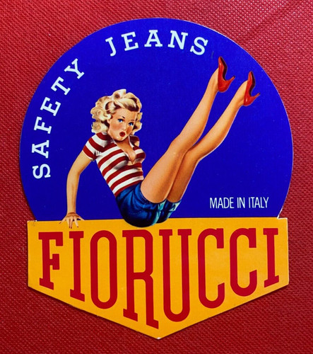 Fiorucci jeans pin - fiorucci,