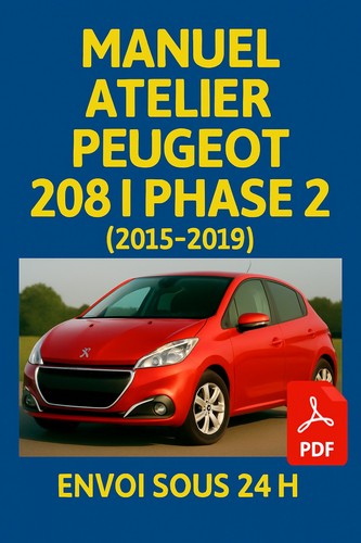 Manuel atelier peugeot 208 - manuel, i