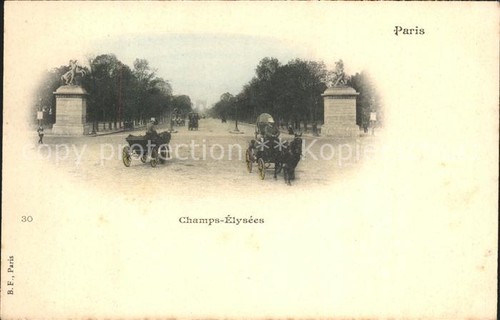 Parigi les champs elysees - champs,