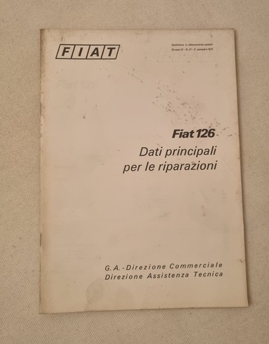 Fiat 126 manuale - fiat,