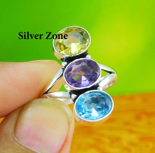 Anello ametista citrino - anello, |