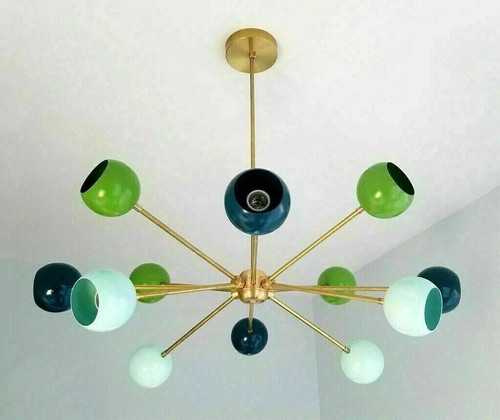 Lampadario sputnik ottone - sputnik, in